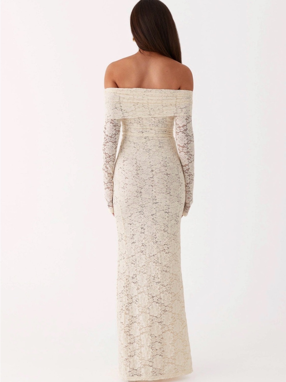 Yours Always Lace Maxi Dress - Ivory - Picture 4 of 4